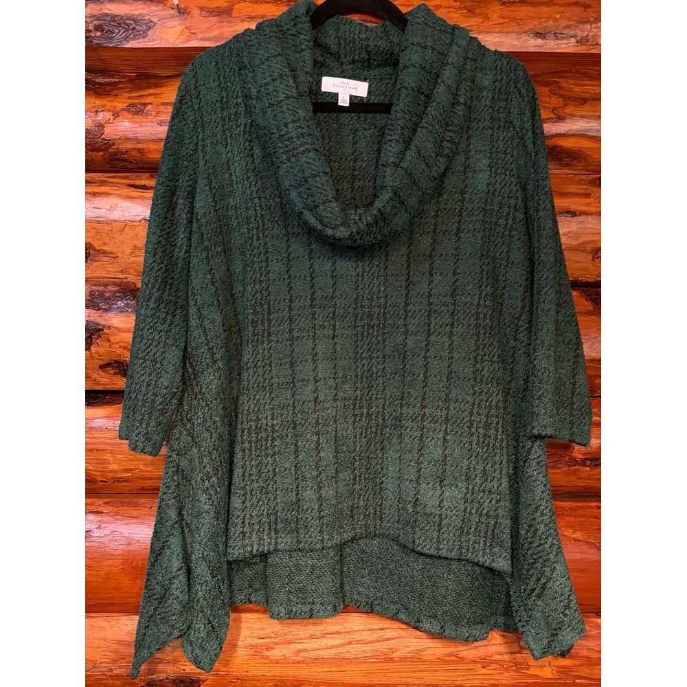 New Directions Flowy Cowl Neck Sweater Size Large